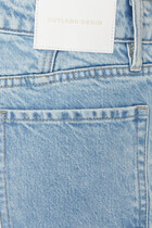 بنطال جينز زوي بقصة ساق مستقيمة بخصر مرتفع